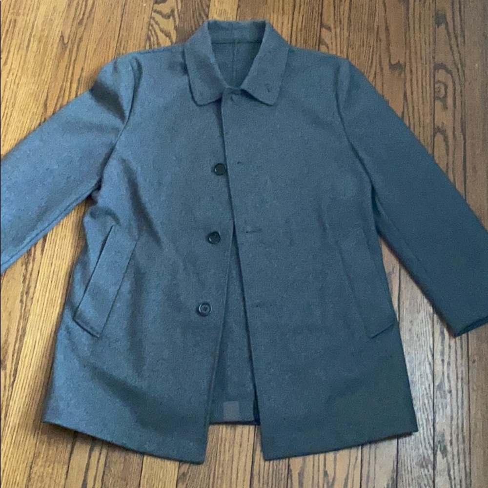Men’s Club Monaco gray Pea Coat - small